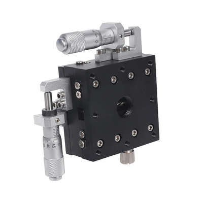 XYZ स्टेपर मोटर के साथ रैखिक चरण 2 मिमी लीड स्क्रू पिच 0.01 मिमी/100 मिमी सीधापन