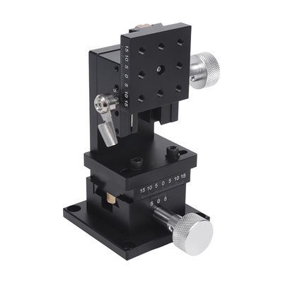 XYZ 10kg लोड 200 मिमी यात्रा रैखिक चरण 0.01 मिमी/100 मिमी समानांतर के साथ